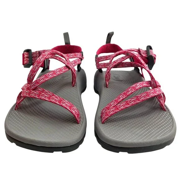 Chaco ZX/1 EcoTread Pink Strappy Hiking Outdoor Sandals Girl's Size 6 - Picture 2 of 11